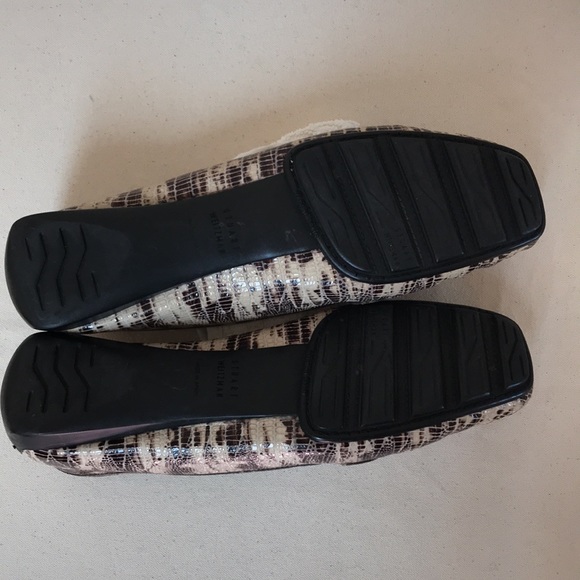 Stuart Weitzman Sz 8.5N Driving Loafer gorgeous snakeskin embossed leather - Picture 7 of 12